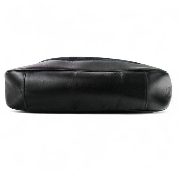 Gucci Bamboo GG Canvas 2way Handbag One Shoulder Bag 4058 Black Men Women Used - Picture 4 of 13